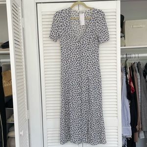 NWT Reformation Locklin Dress in Bombay